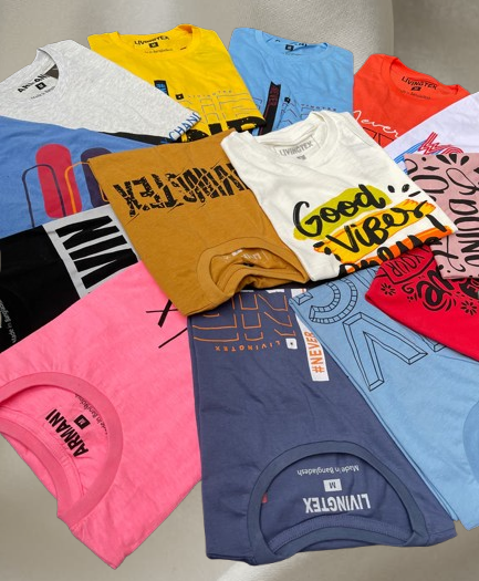 Branded Multicolor Men T-shirt 10-pcs Set