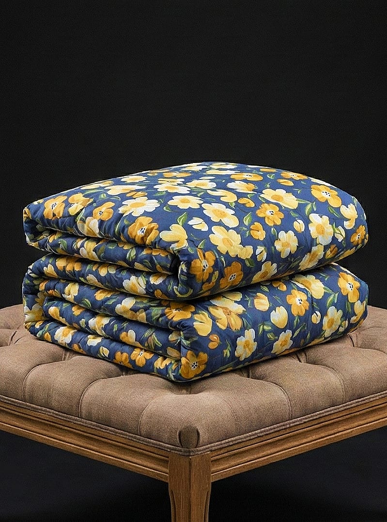 Midnight Bloom Soft Cotton Comforter 1