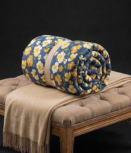 Midnight Bloom Soft Cotton Comforter