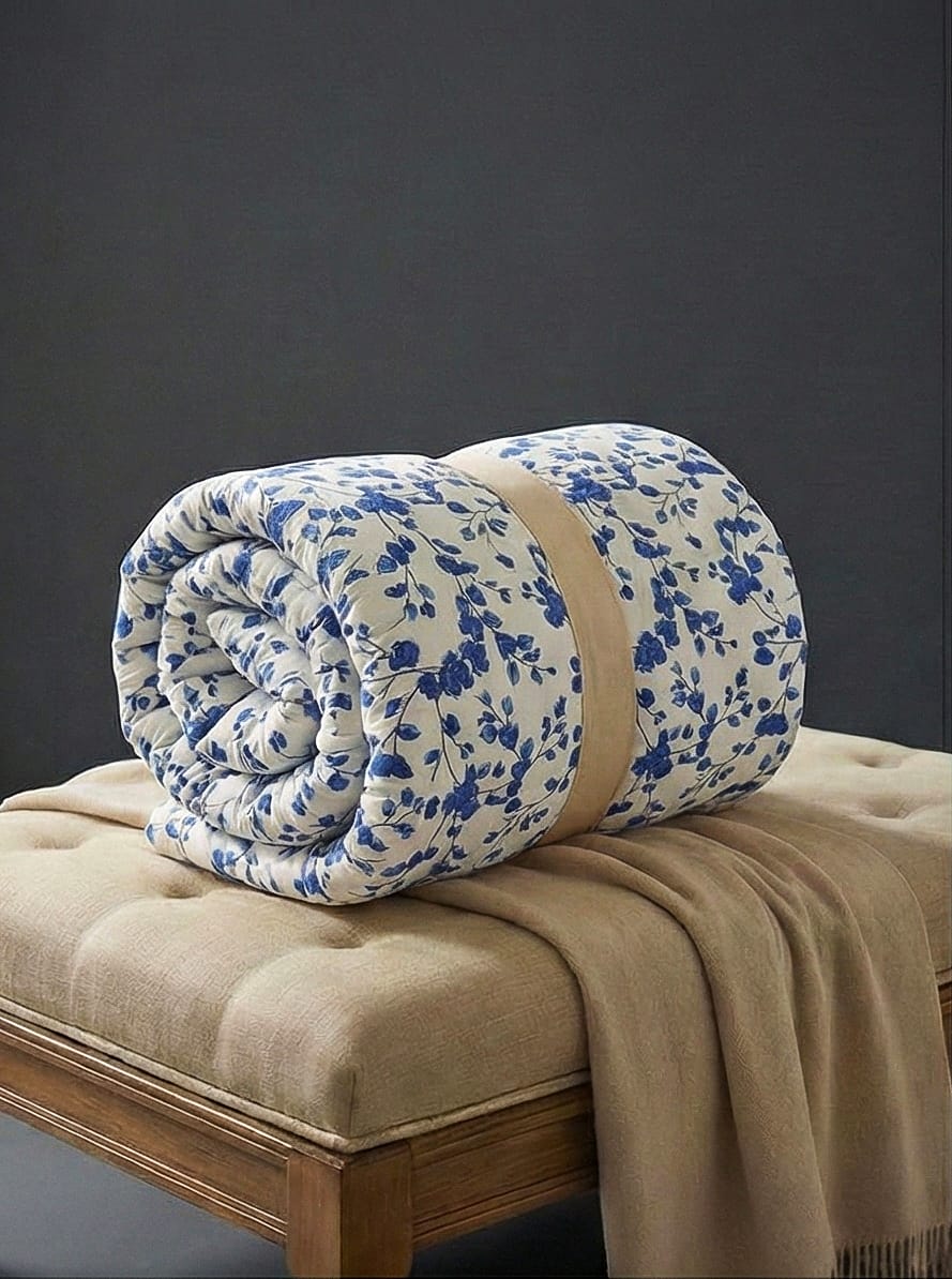 Blue Blossom Comforter